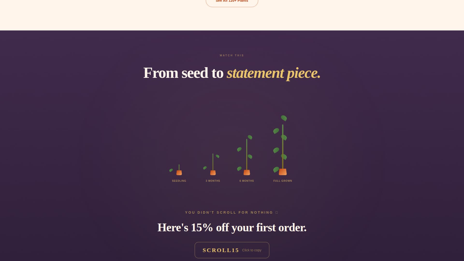 Propagate - Lush Plantshop Landing Page Template