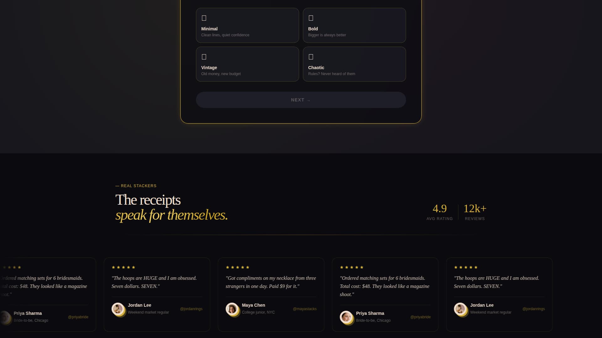 Trinket - Glamorous Jewelry Landing Page Template