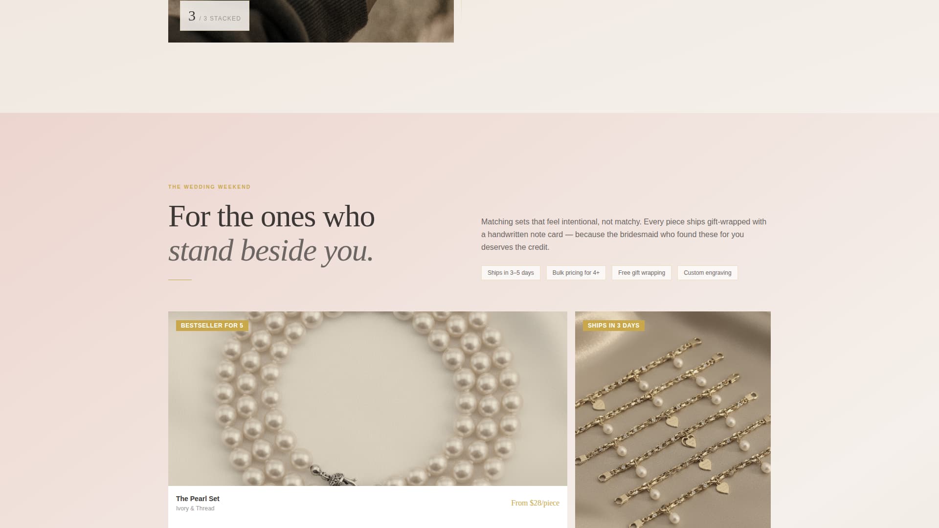 Adorn - Curated Jewelry Landing Page Template