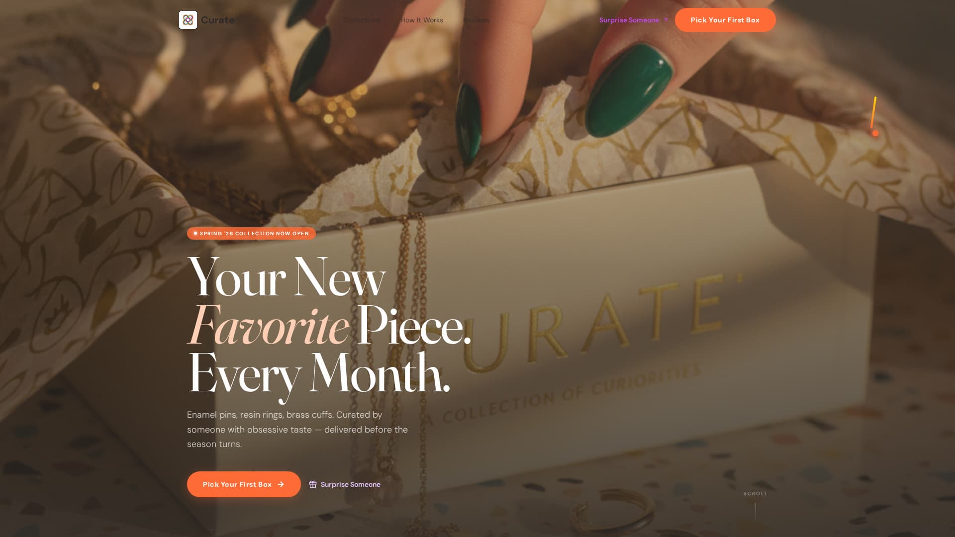 Jewelry & Accessories E-Commerce Specialist Professional Website Template