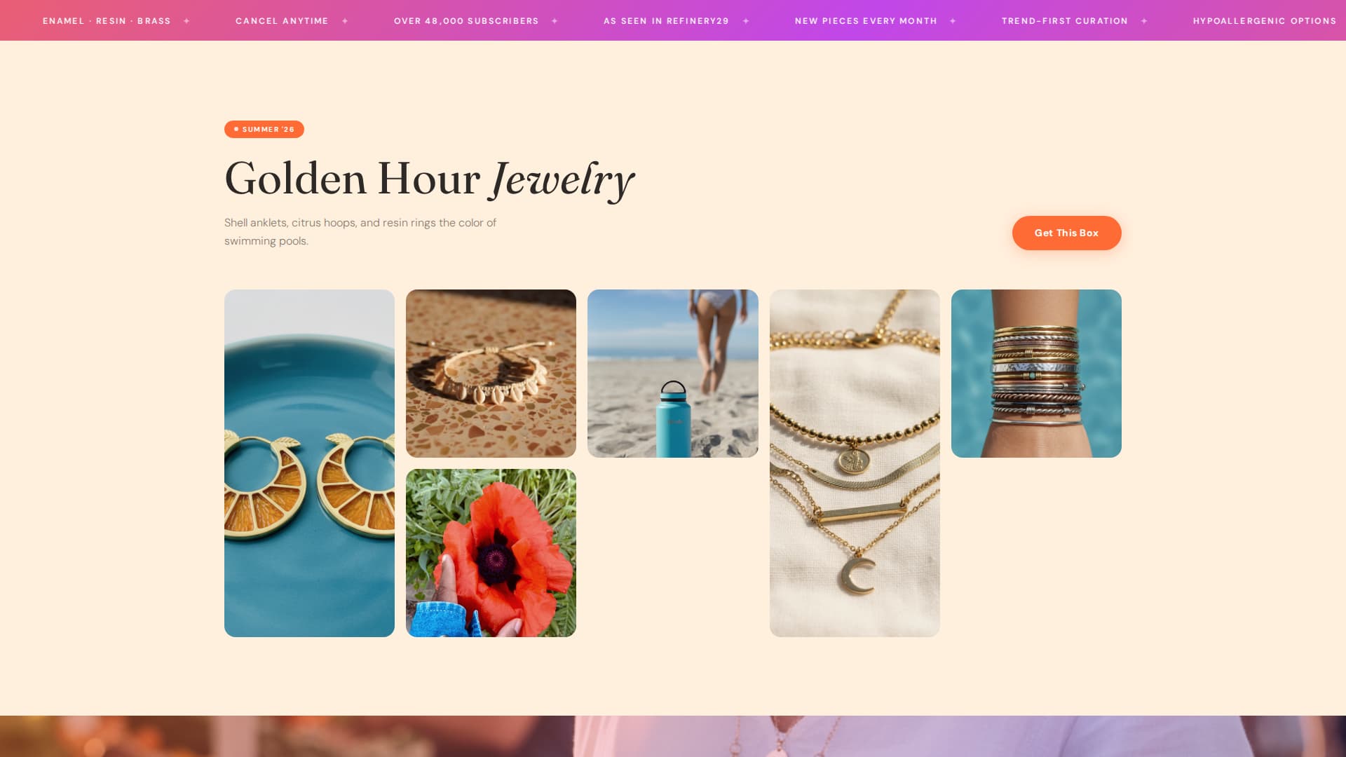 Jewelry & Accessories E-Commerce Specialist Professional Website Template