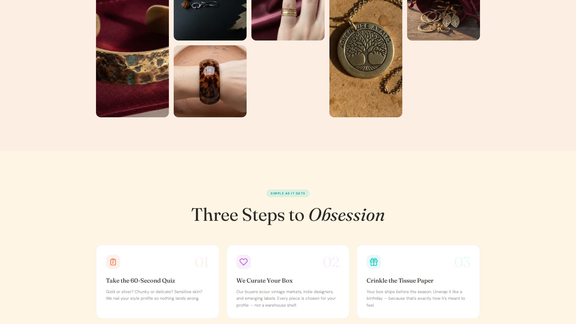 Jewelry & Accessories E-Commerce Specialist Professional Website Template