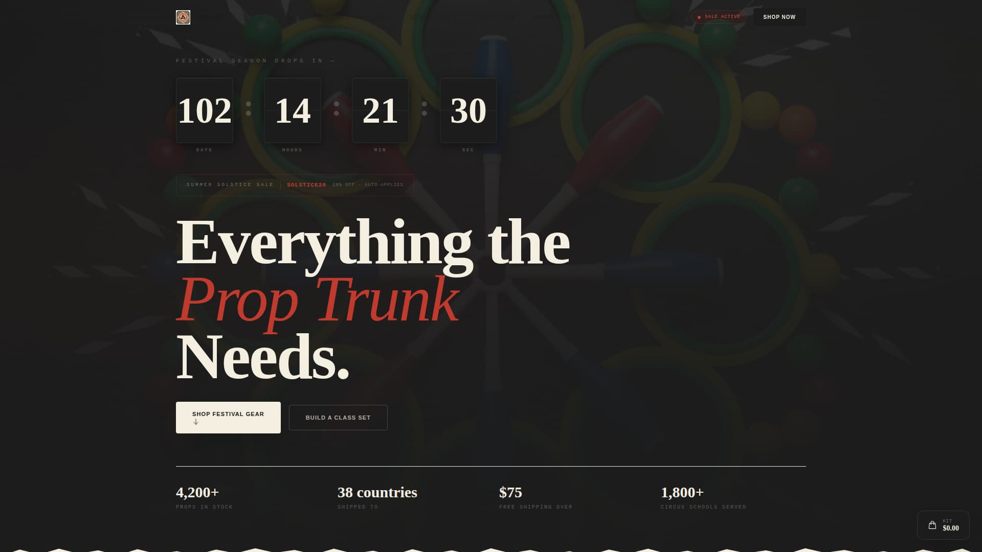 Hobby & Passion Supplies Professional Website Template