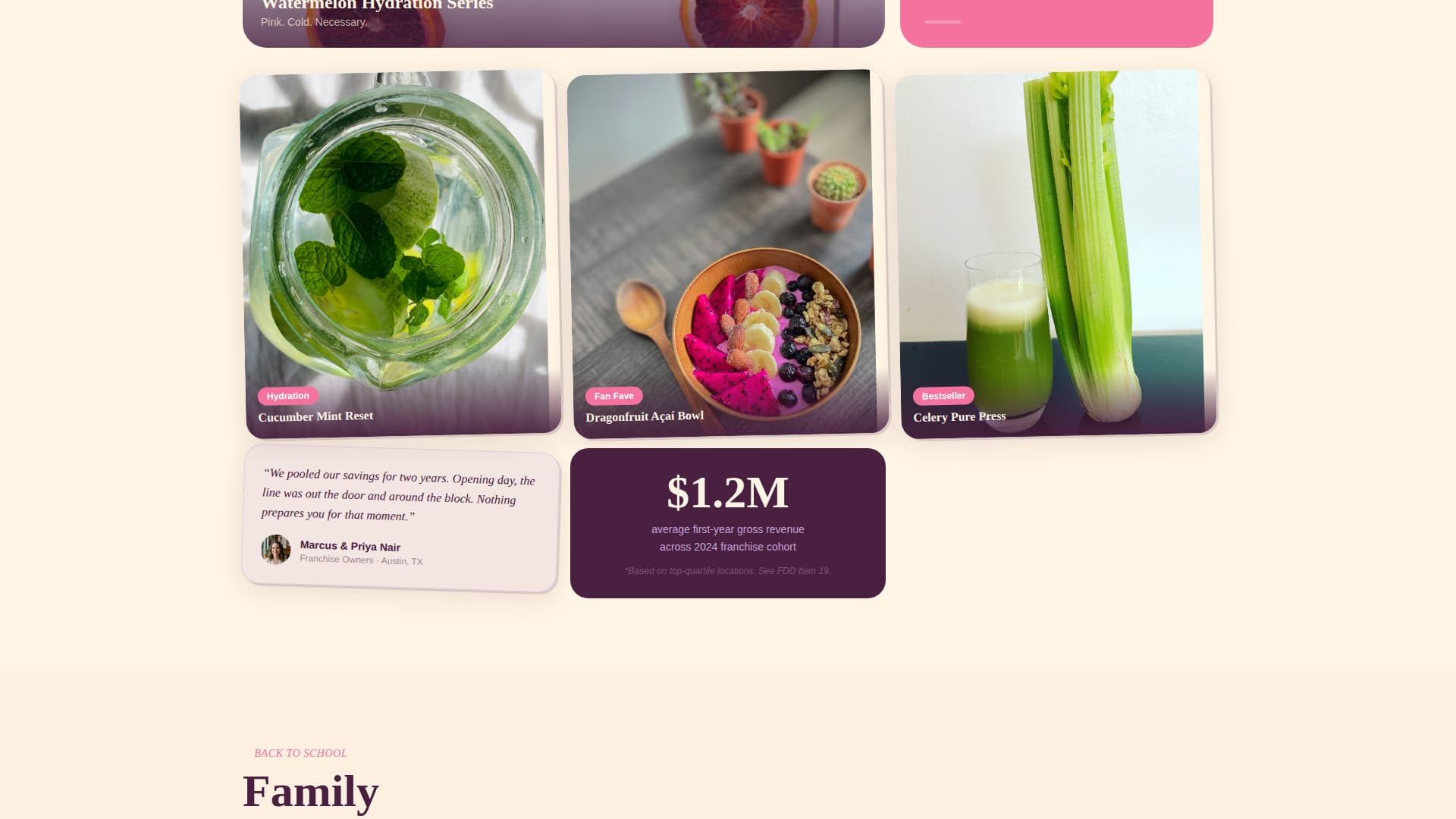 Squeeze - Vibrant Franchise Landing Page Template