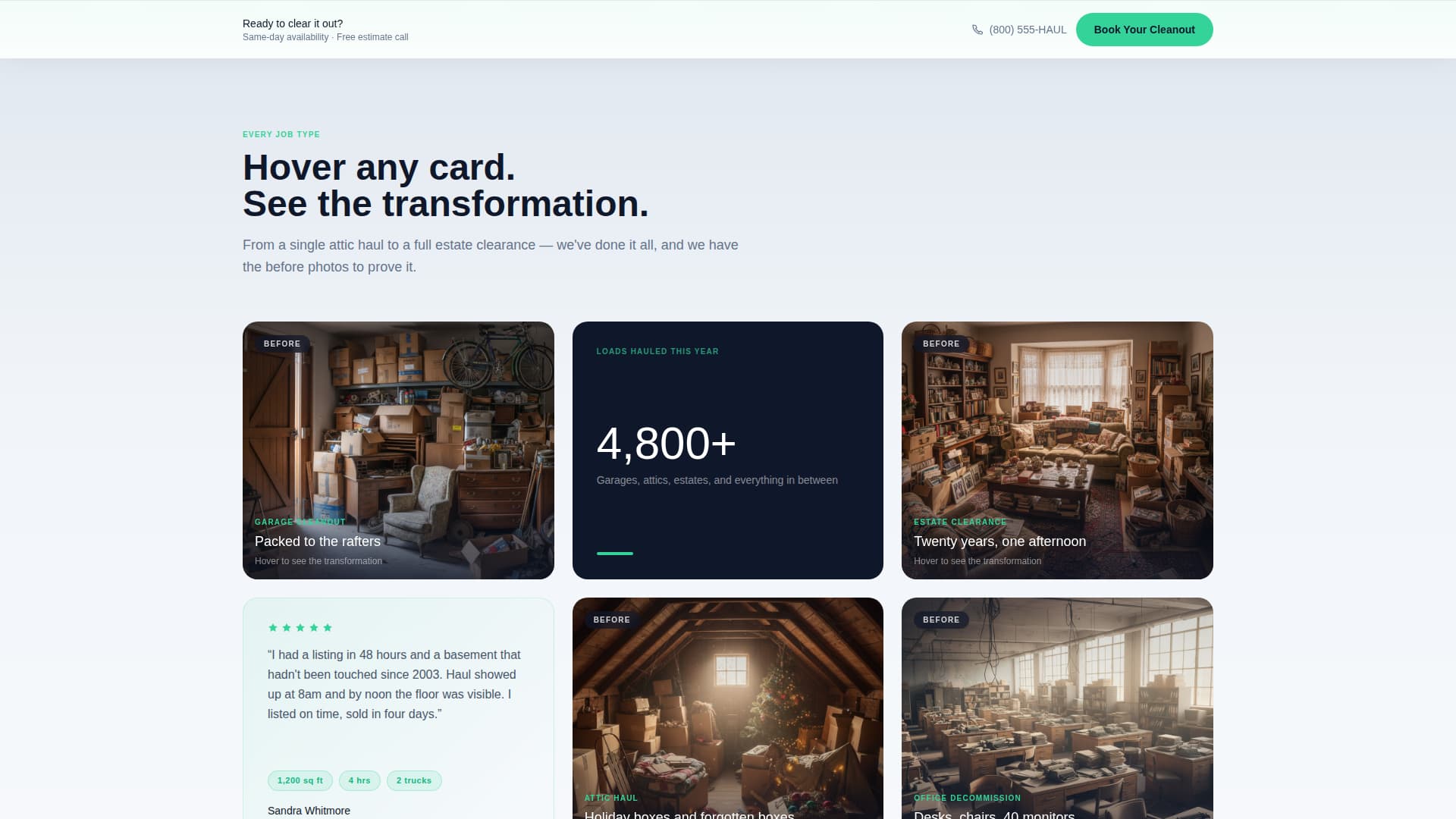 Franchise Business Booking Website Template