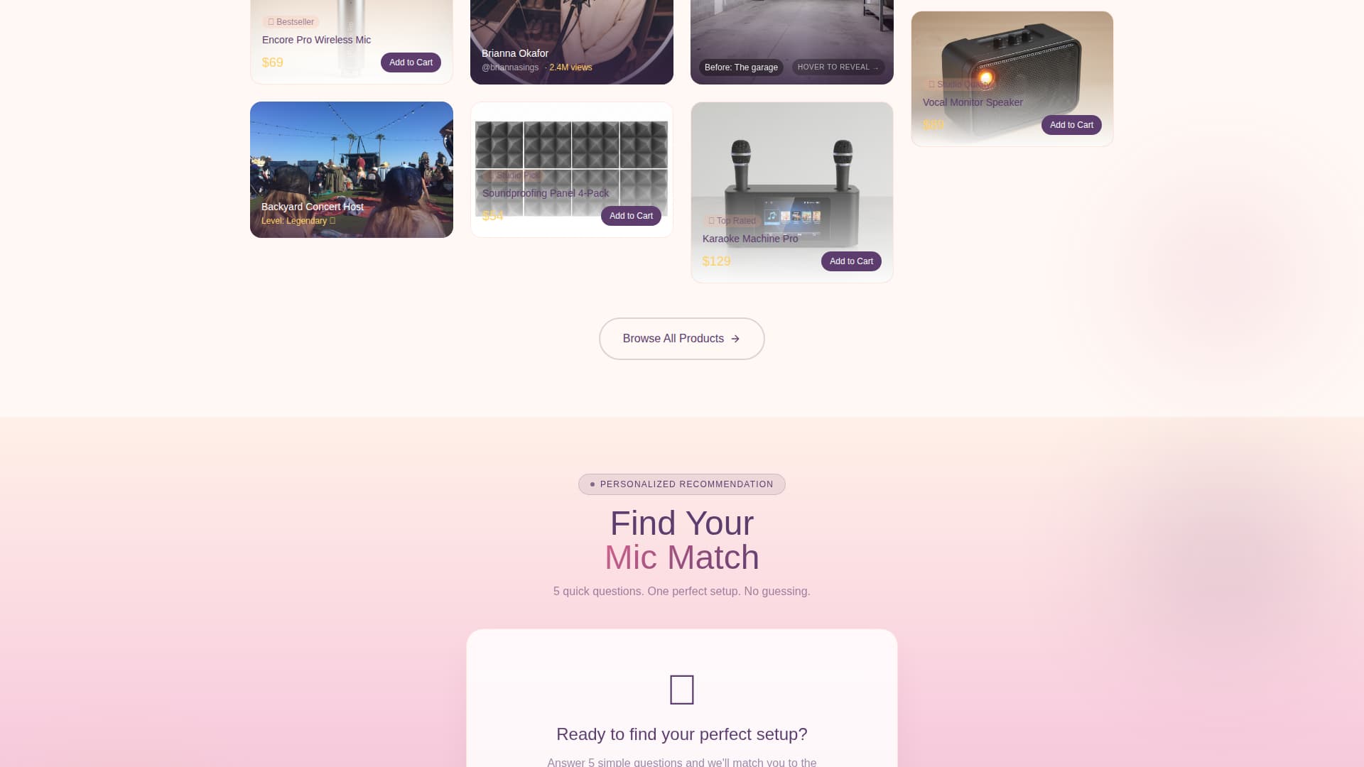 Hobby & Passion Supplies Portfolio Website Template