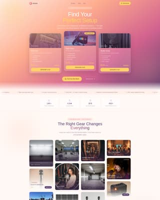Hobby & Passion Supplies Portfolio Website Template