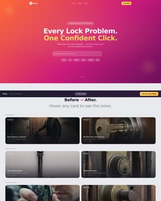 Rekey - Instant Locksmith Landing Page Template