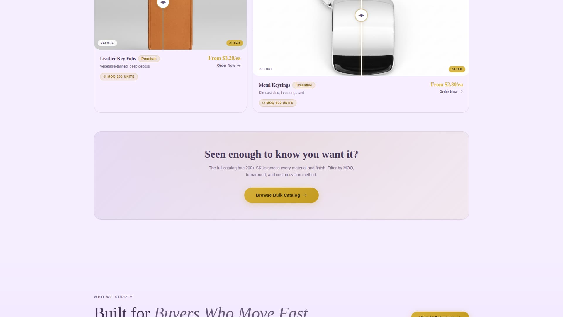 Keychains & Lanyards Store Advanced Professional Website Template