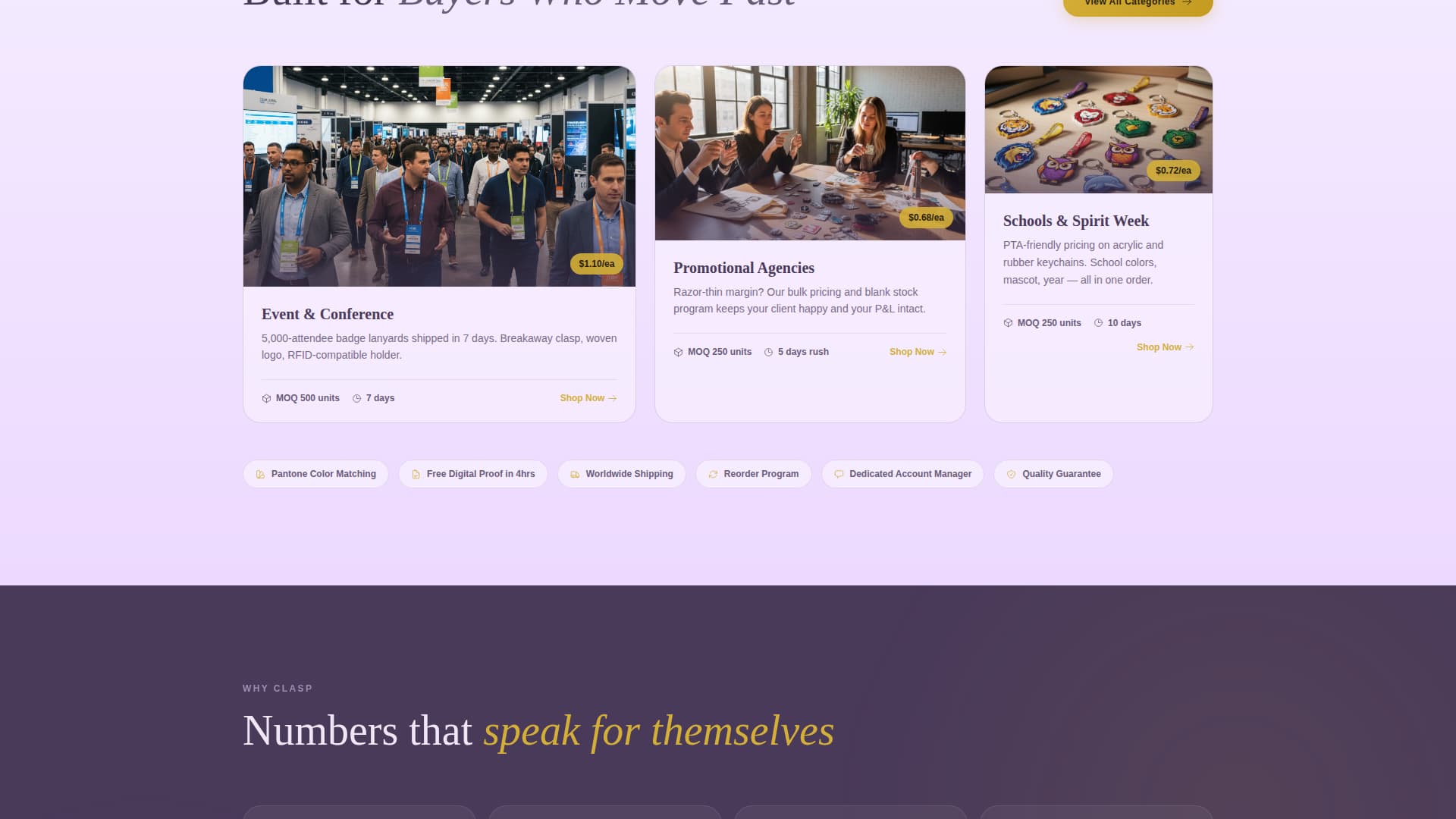 Keychains & Lanyards Store Advanced Professional Website Template