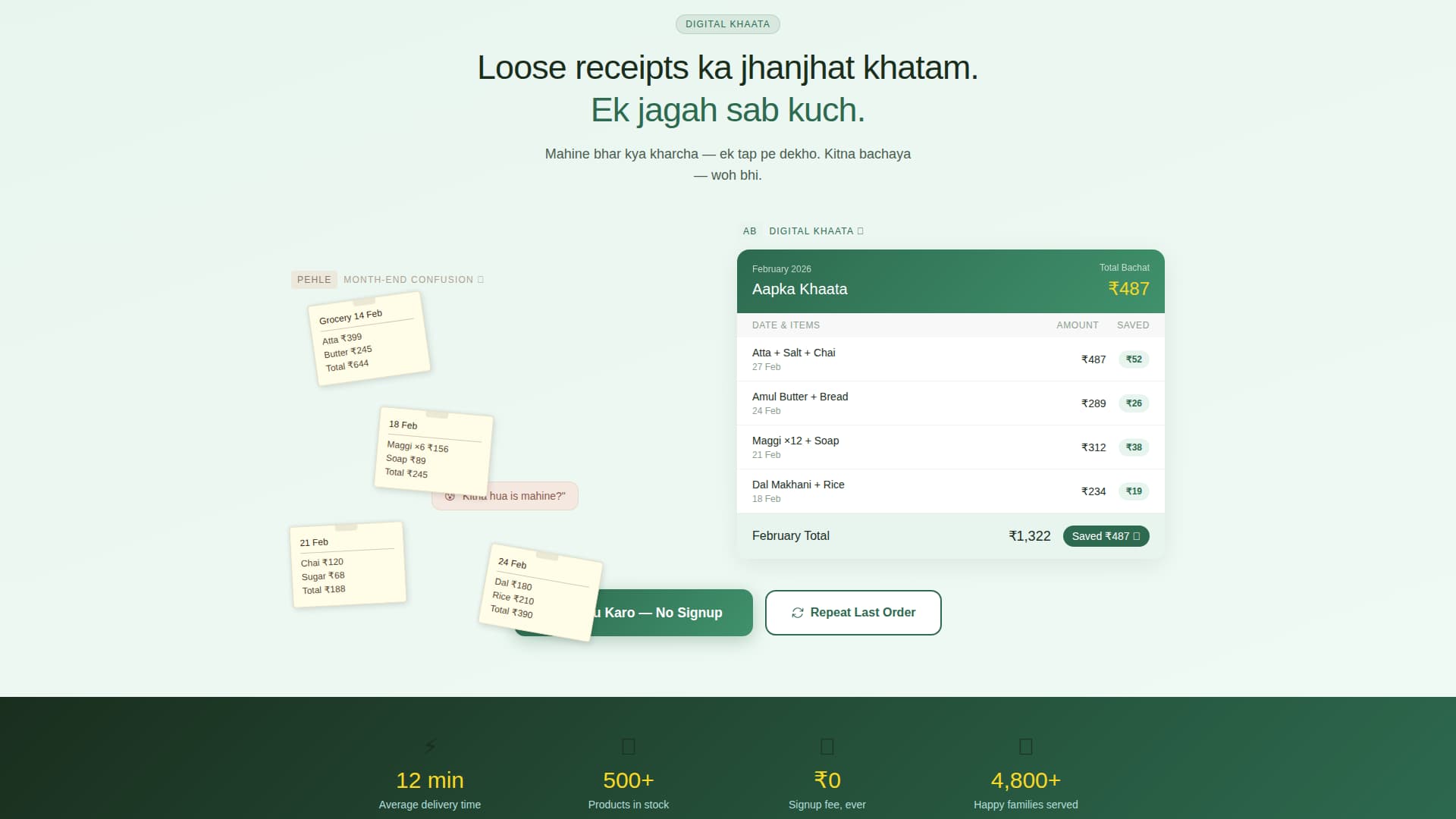 Kirana - Vibrant Grocery Landing Page Template
