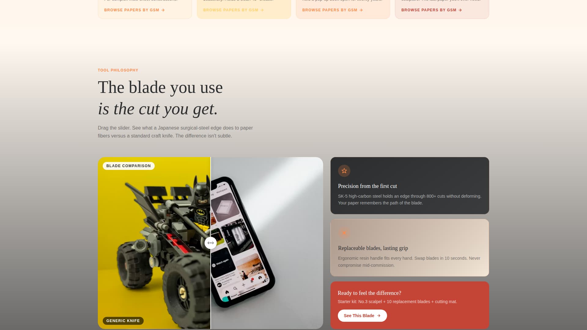 Fold - Precision Kirigami Landing Page Template