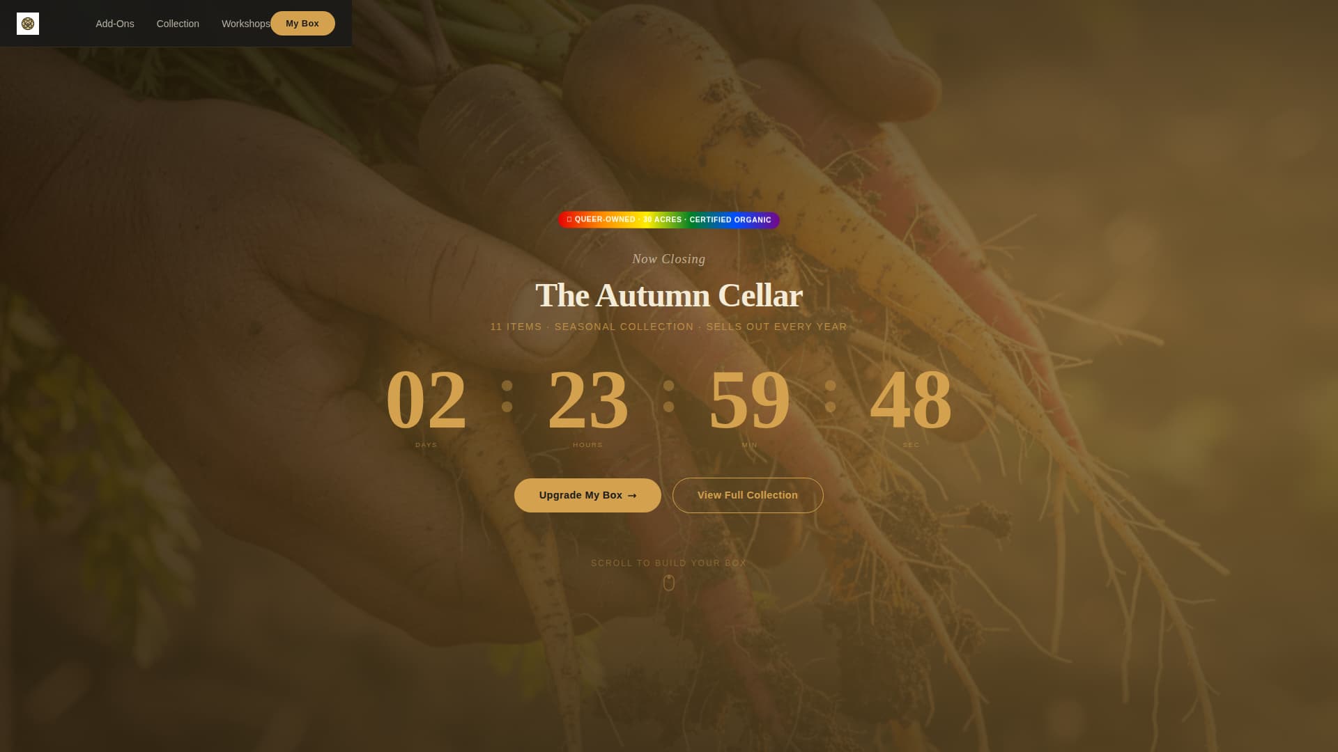 Harvest - Artisan Farm Landing Page Template