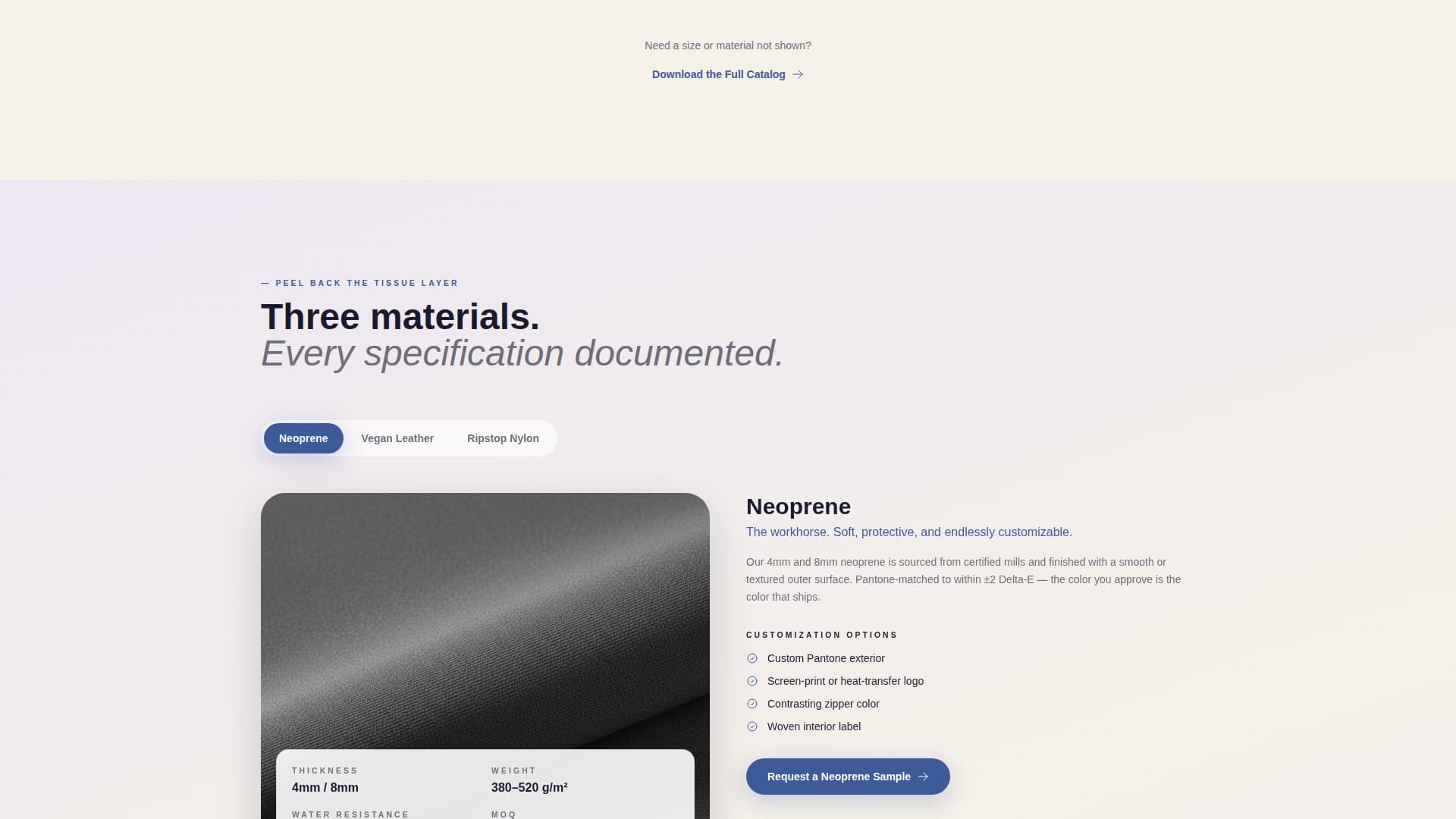 Sleeve - Premium Wholesale Landing Page Template