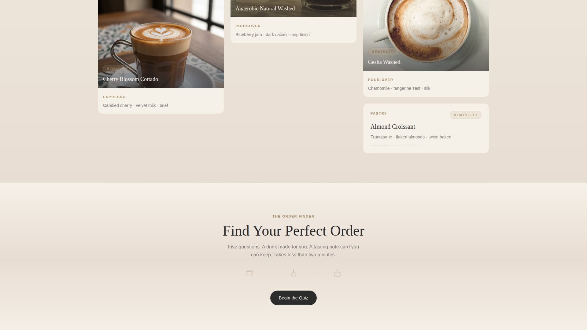 Brew - Artisan Café Landing Page Template