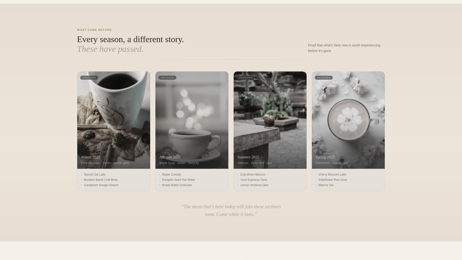 Brew - Artisan Café Landing Page Template