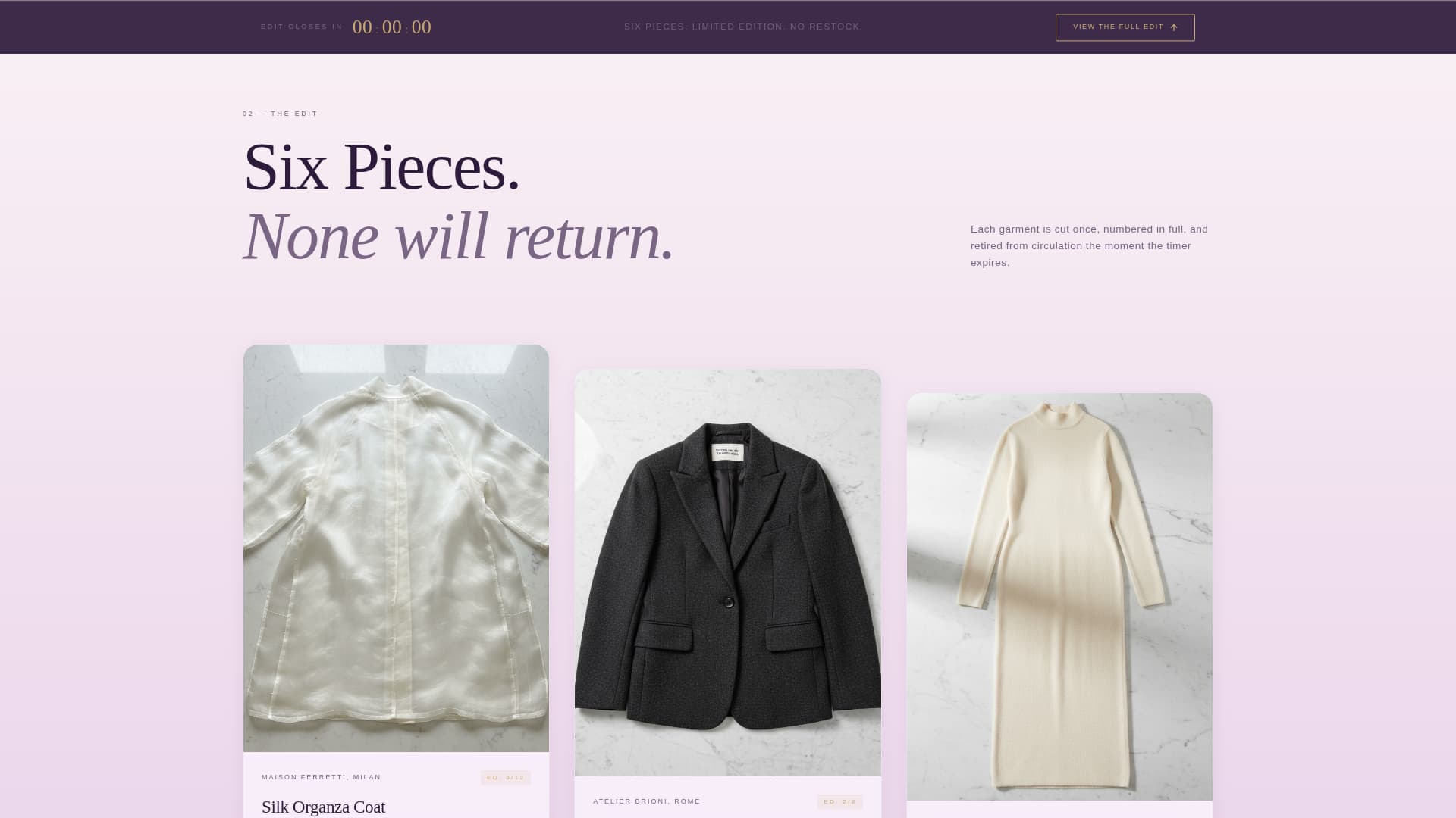 Drape - Exclusive Luxury Landing Page Template