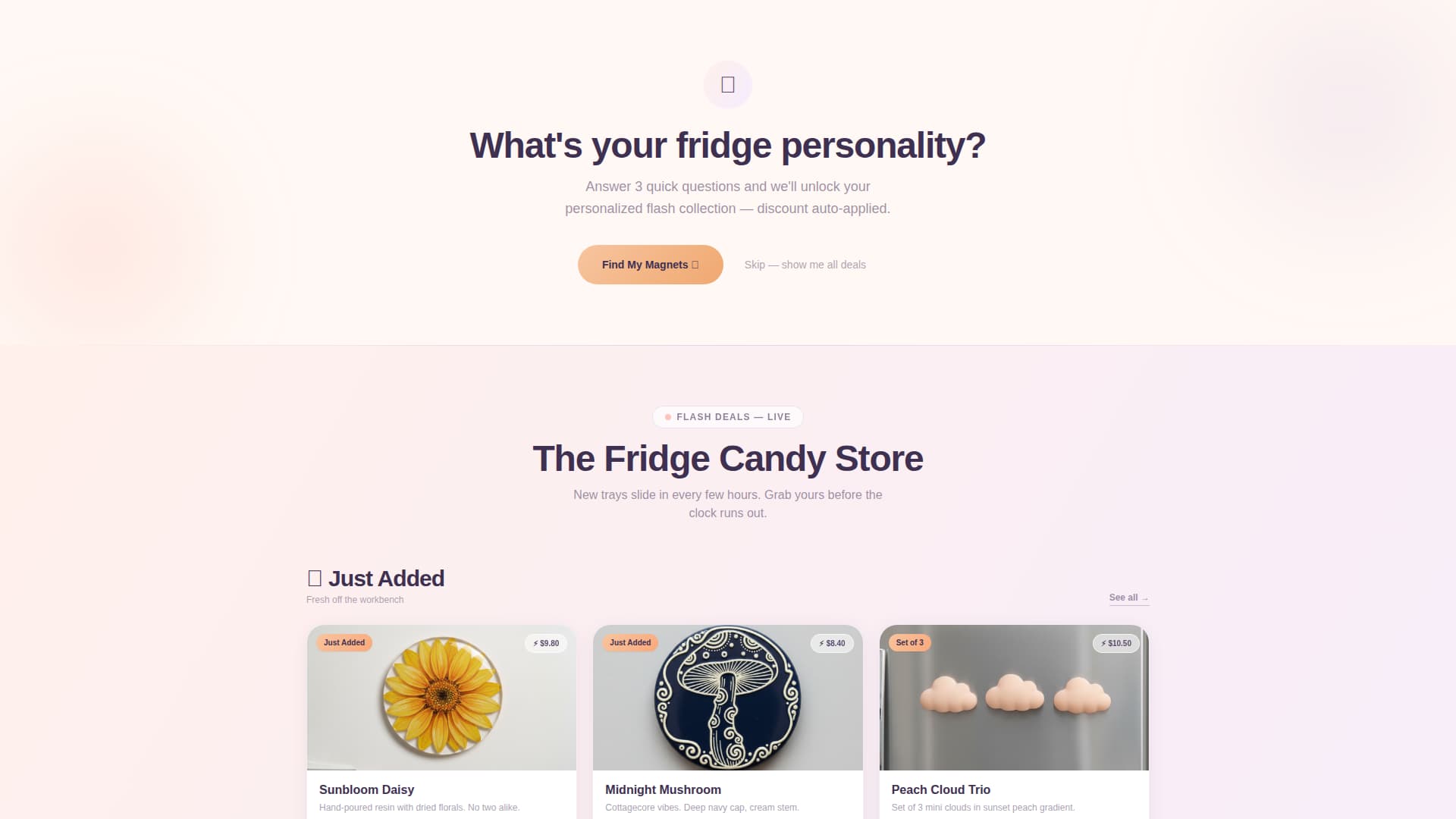Stick - Vibrant Magnet Landing Page Template
