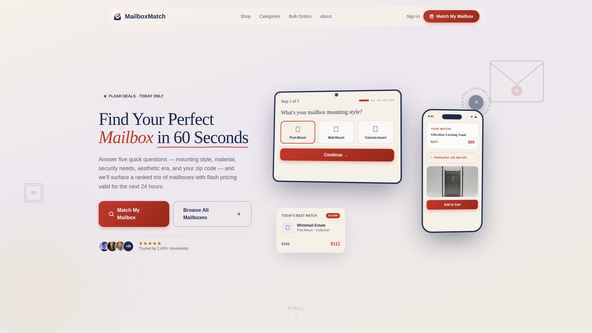 Mailbox - Perfect Home Landing Page Template