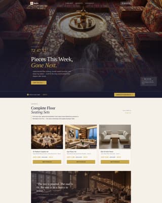 Majlis - Luxurious Arabicseating Landing Page Template