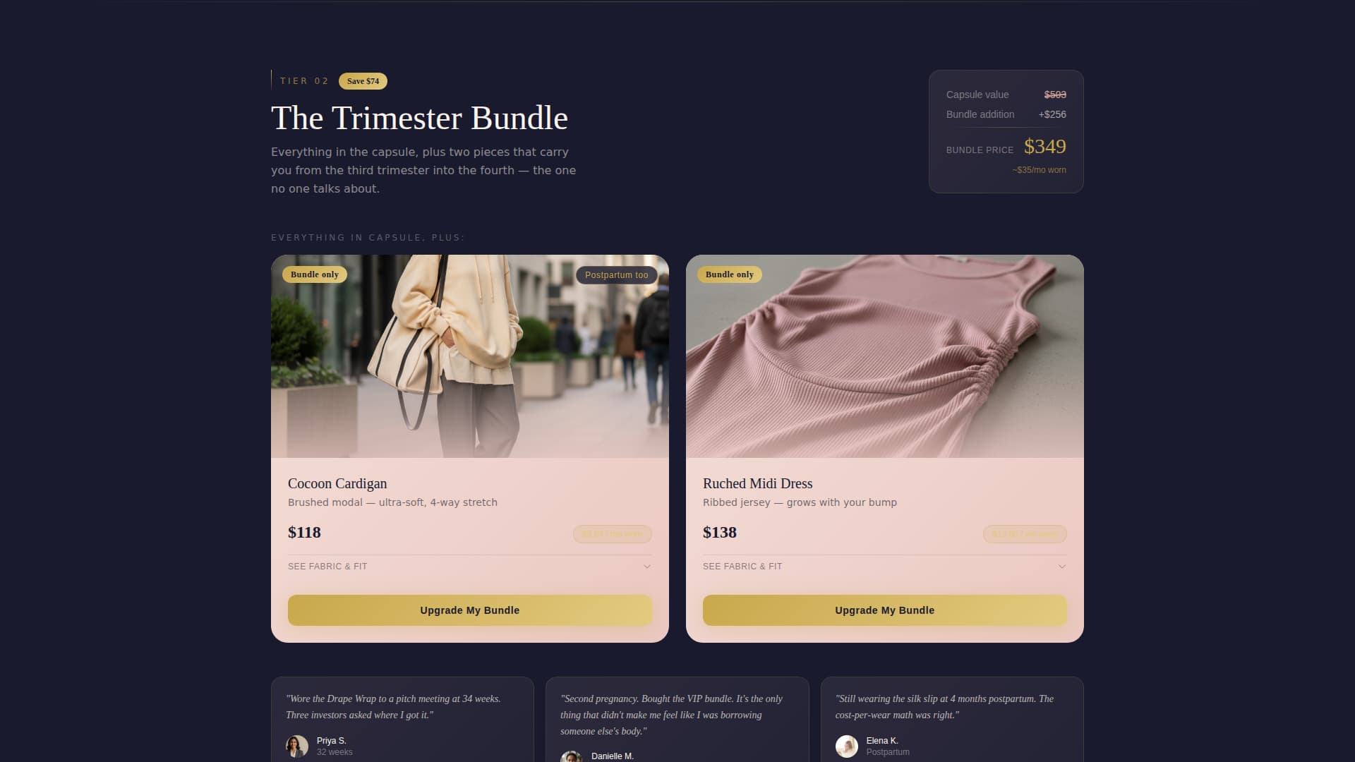 Bloom - Luxurious Maternity Landing Page Template