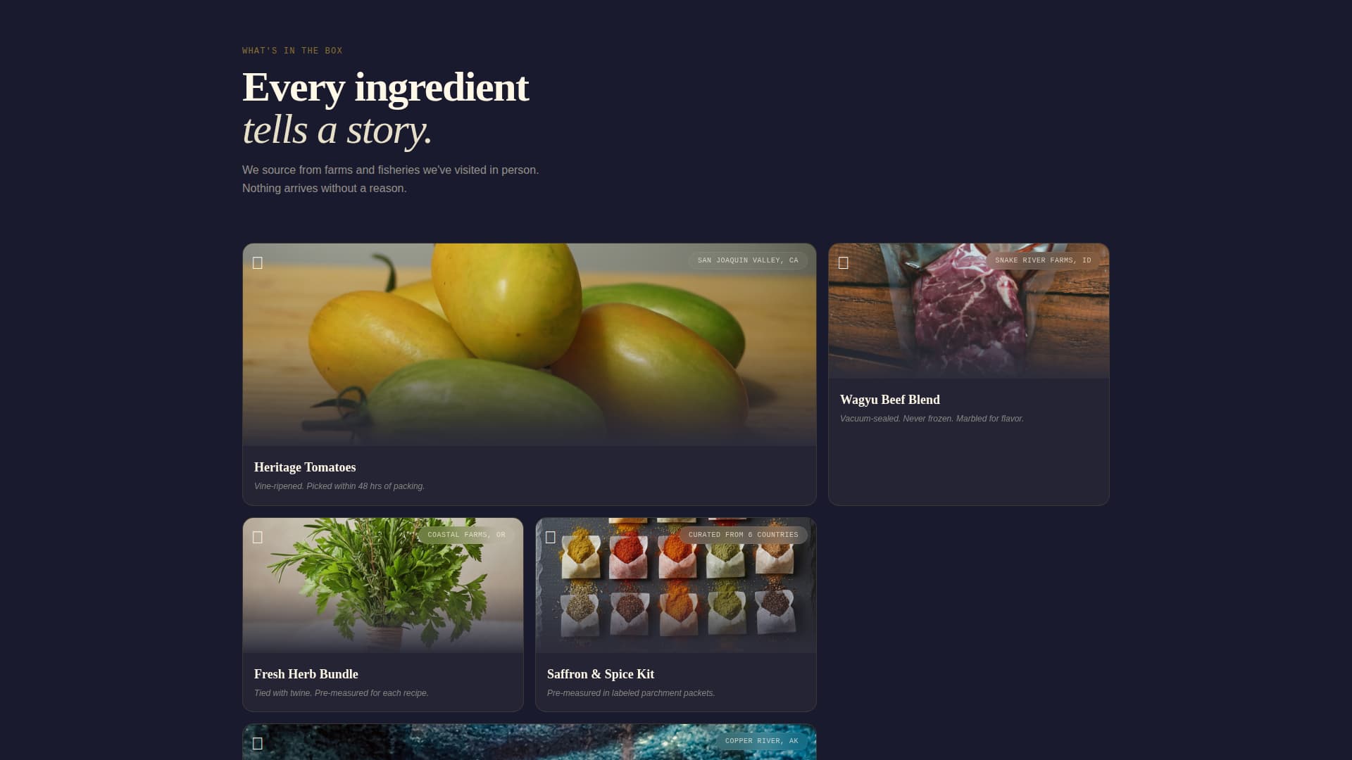 Plate - Irresistible Mealkit Landing Page Template