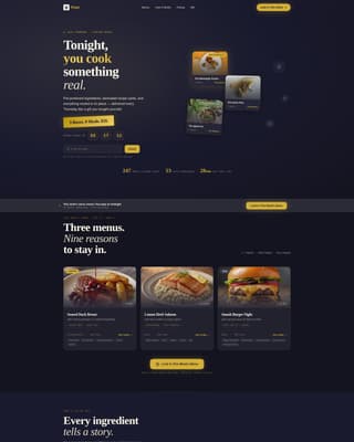Plate - Irresistible Mealkit Landing Page Template