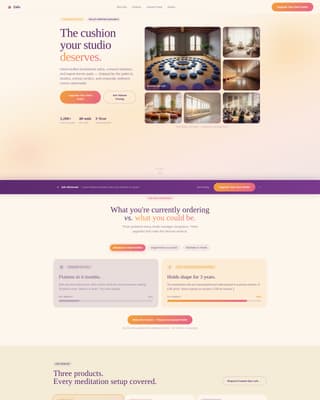 Zafu - Premium Meditation Landing Page Template