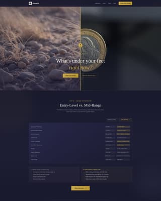 Unearth - Compelling Metaldetecting Landing Page Template