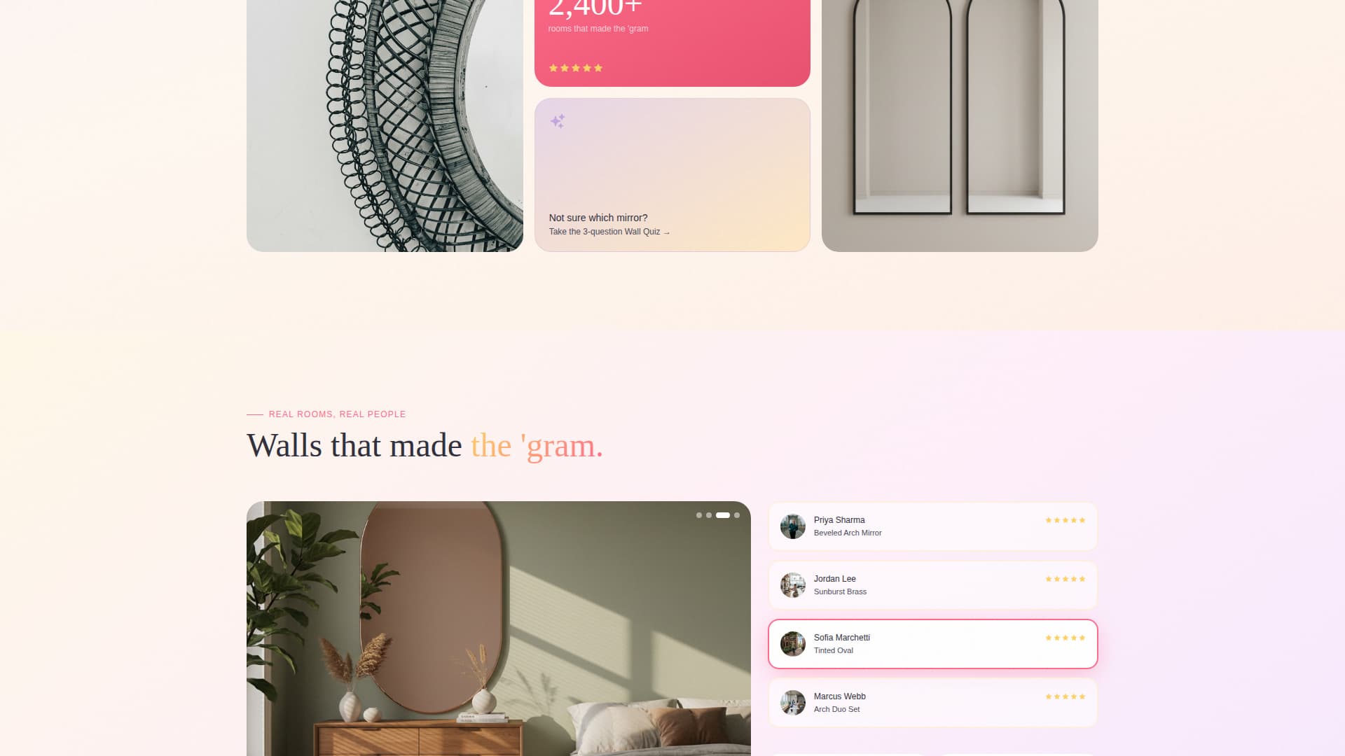 Reflect - Stunning Mirror Landing Page Template