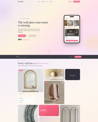 Reflect - Stunning Mirror Landing Page Template