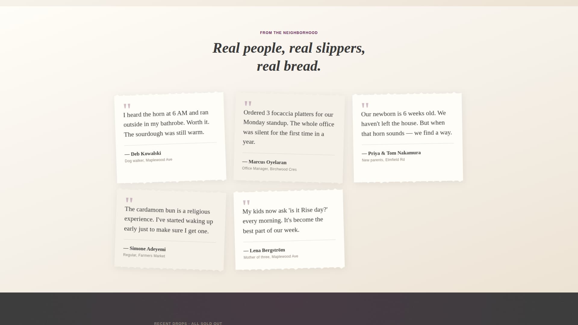 Rise - Irresistible Bakery Landing Page Template