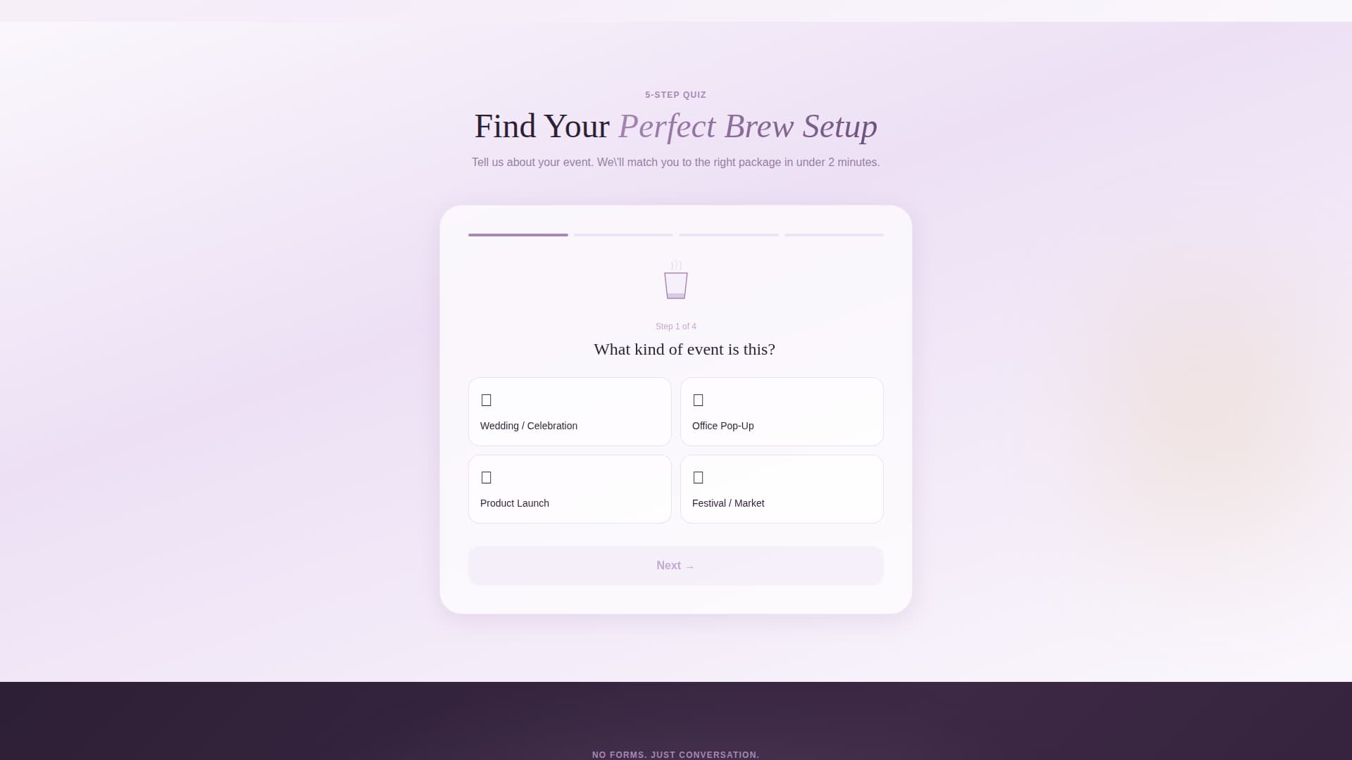 Brew - Enchanting Mobilecaf Landing Page Template