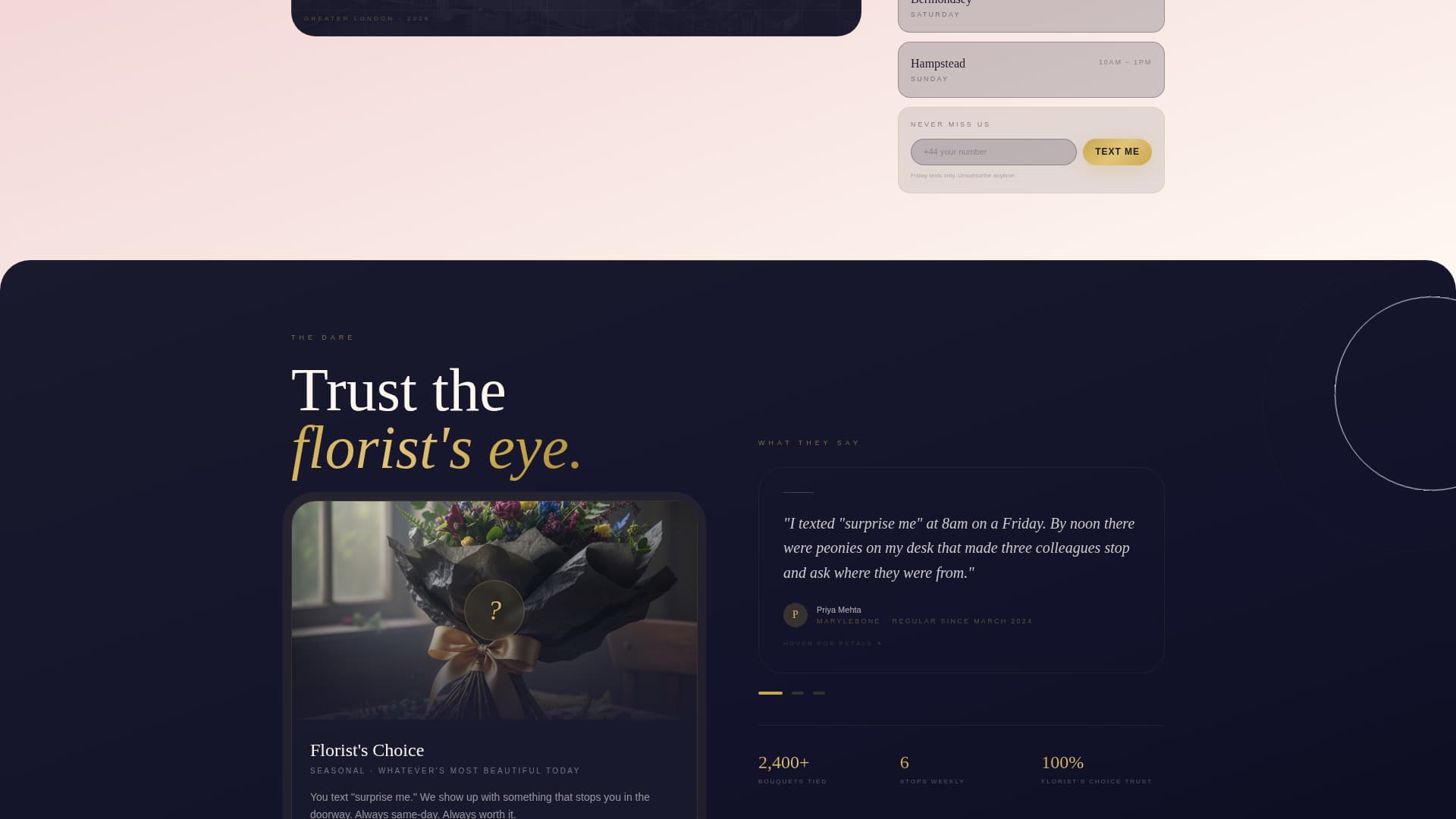 Bloom - Luxurious Florist Landing Page Template
