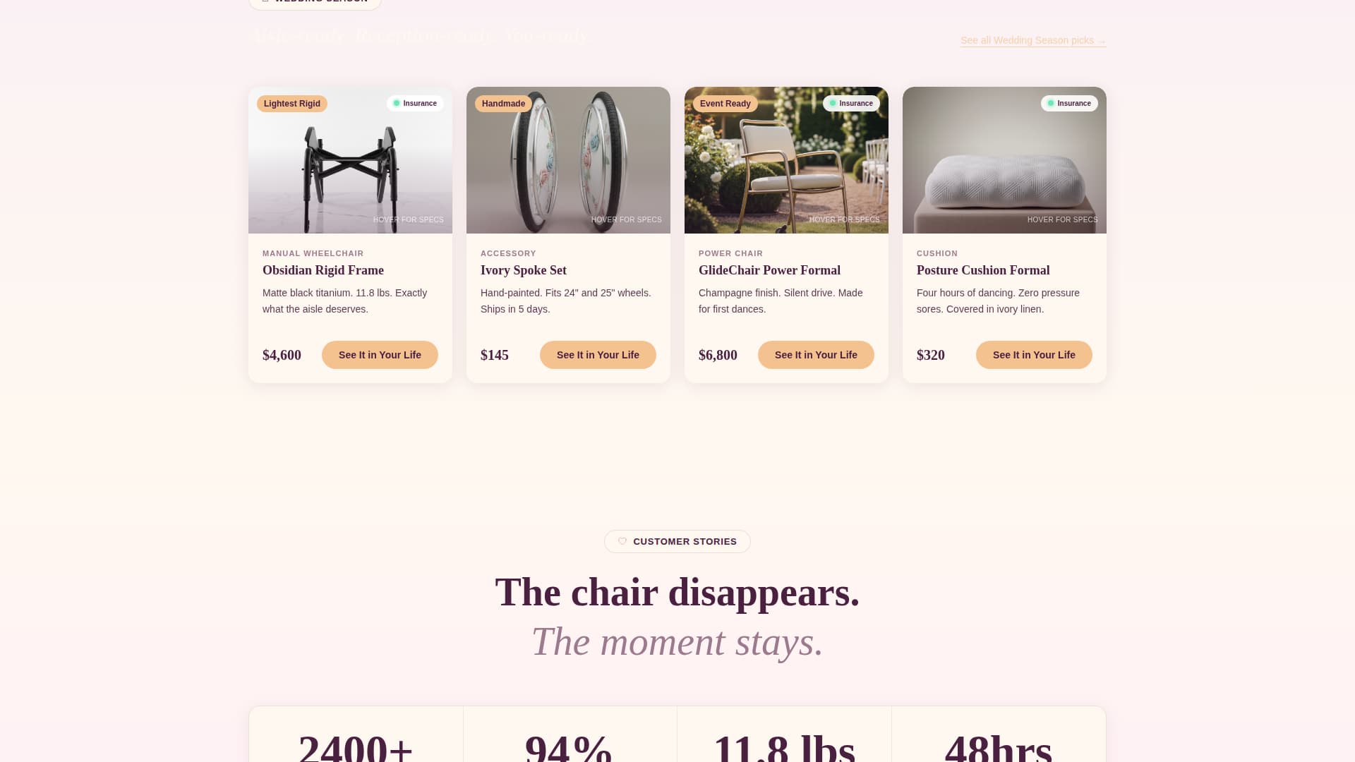Glide - Warm Mobility Landing Page Template