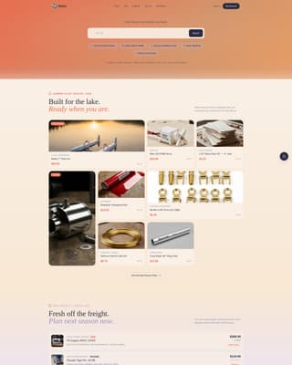 Balsa - Curated Hobby Landing Page Template