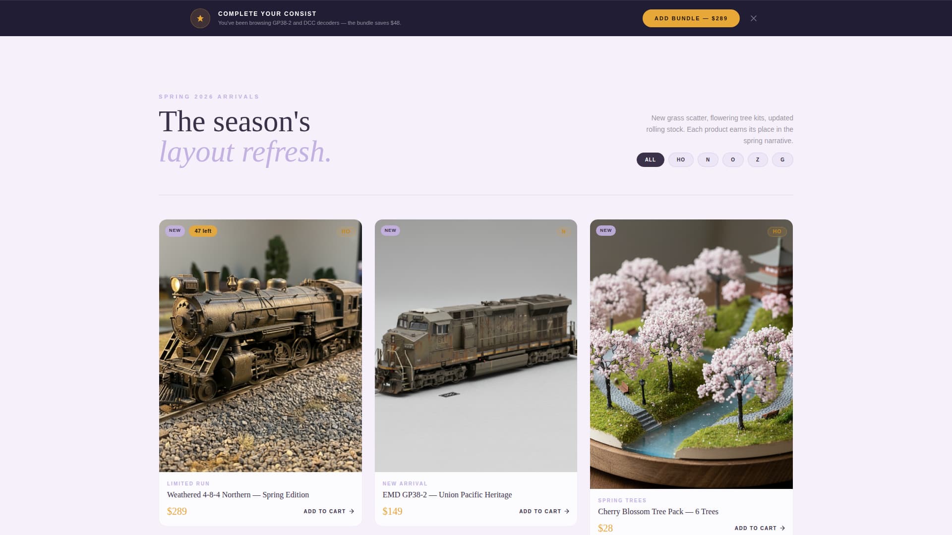 Gauge - Exclusive Hobby Landing Page Template