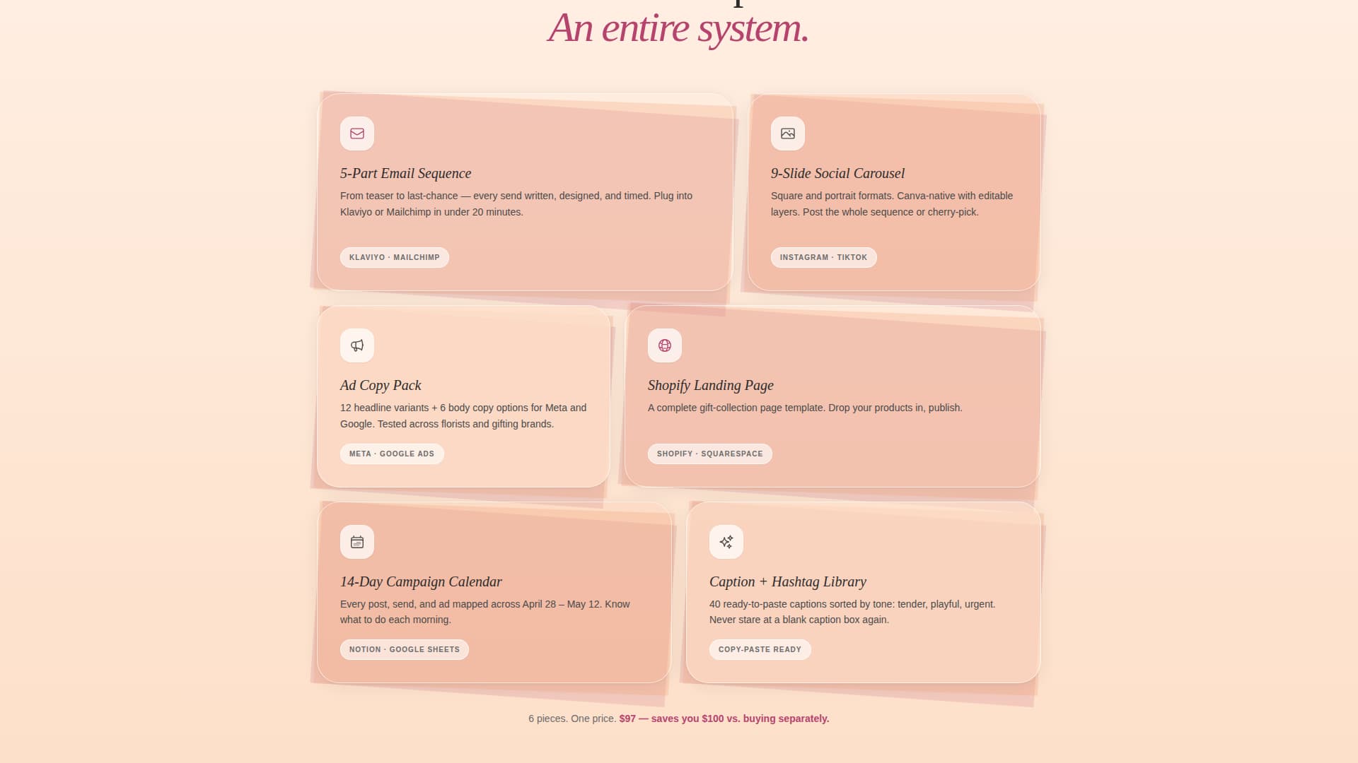 Bloom - Seasonal eCommerce Landing Page Template