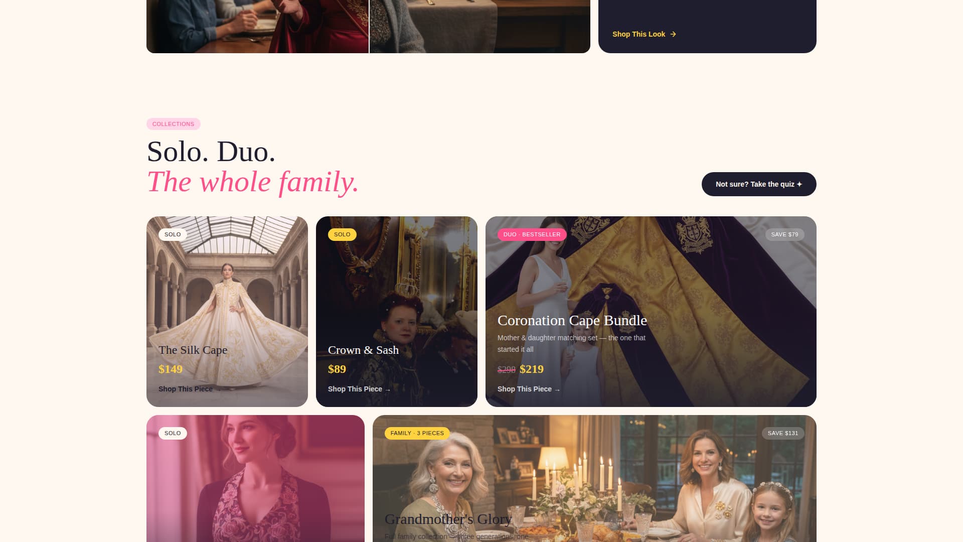 Bloom - Luxe Motherdaughter Landing Page Template