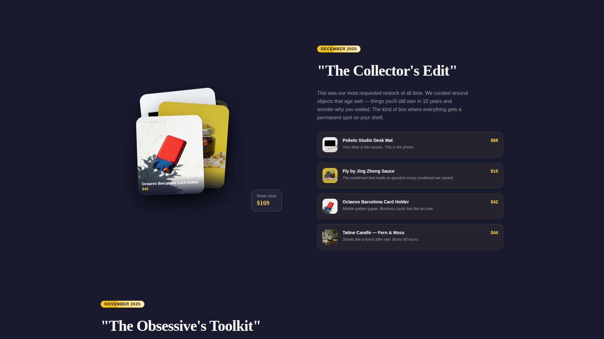Unbox - Luxe Subscription Landing Page Template