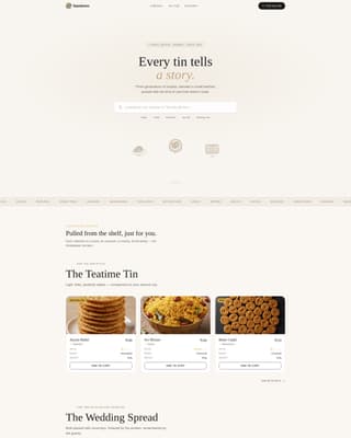 Namkeen - Artisan Snack Landing Page Template