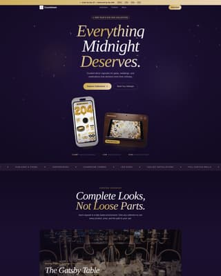 Countdown - Luxe New Year's Eve Landing Page Template