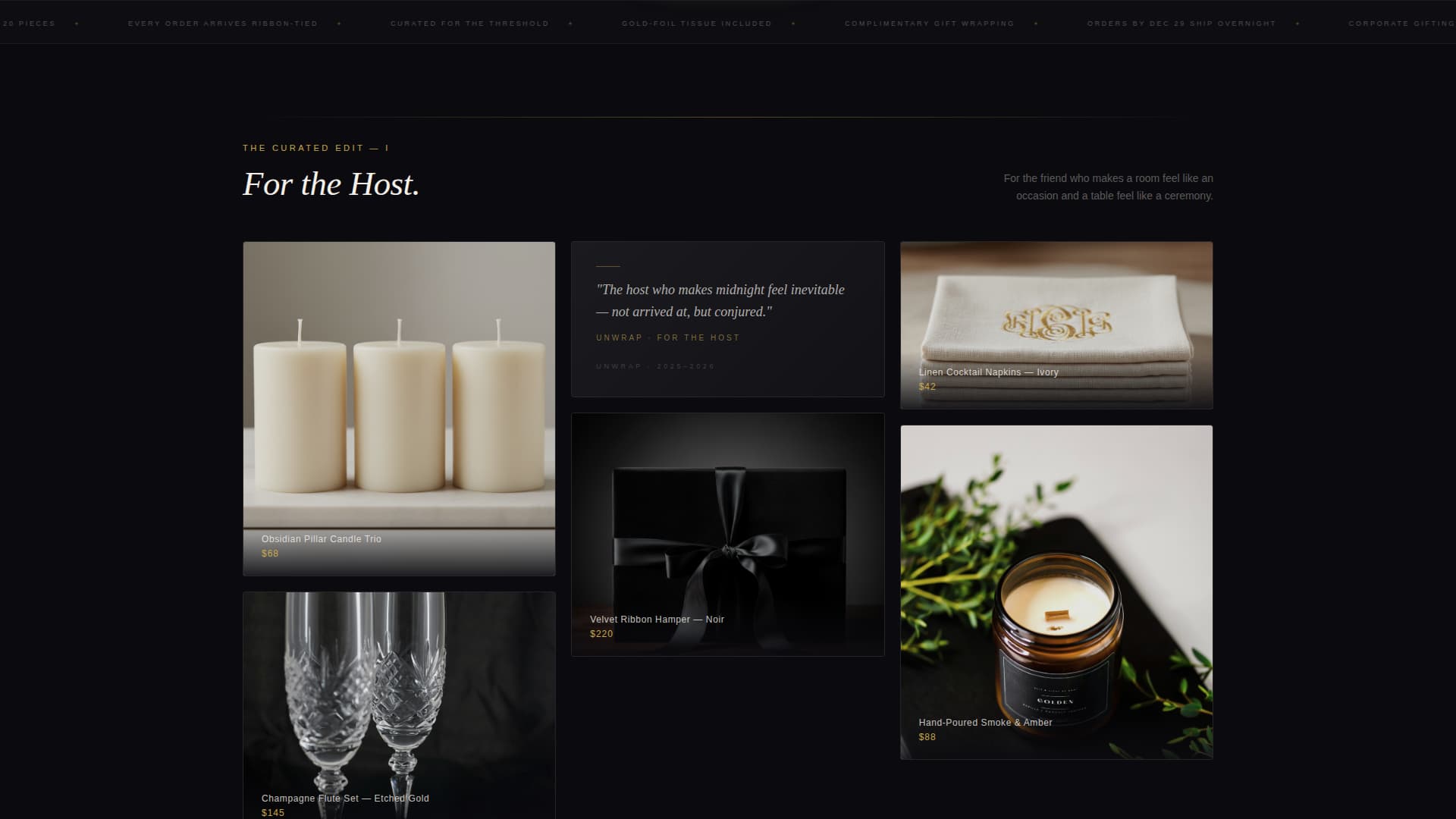 Unwrap - Luxe Gift Landing Page Template