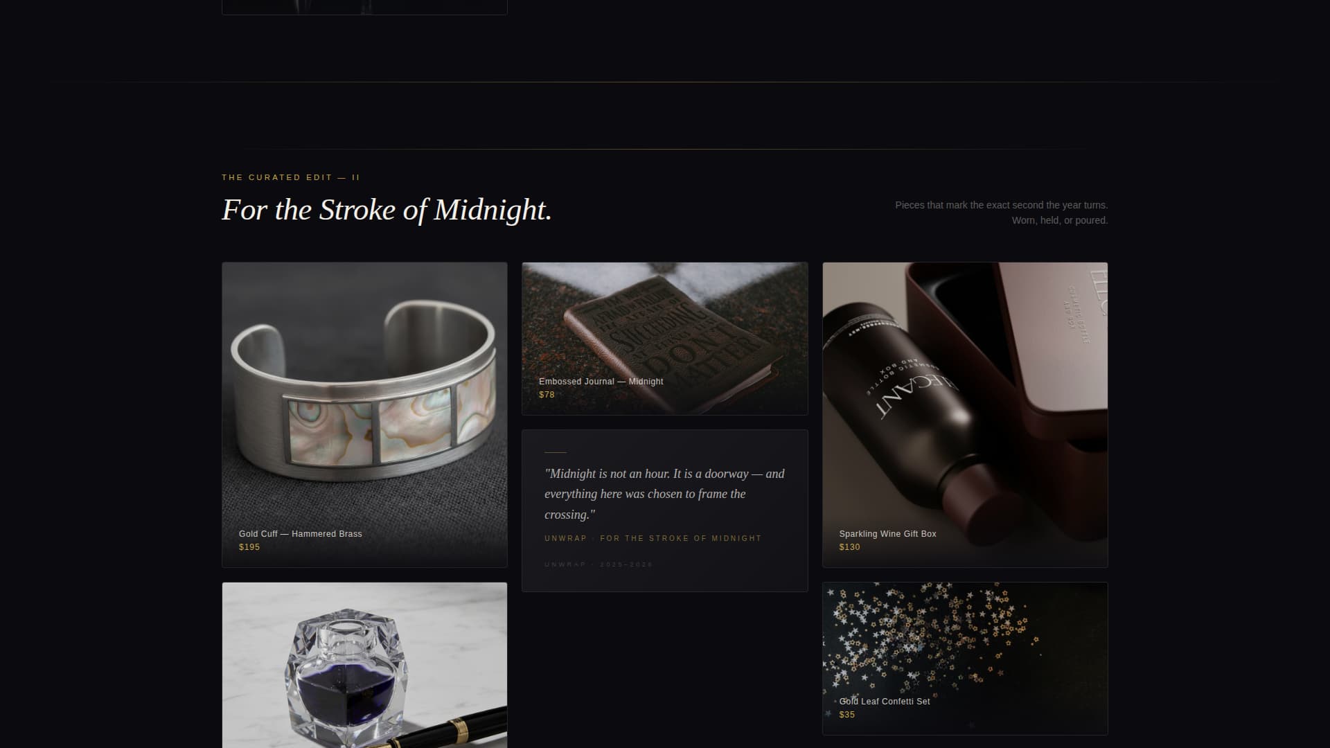Unwrap - Luxe Gift Landing Page Template