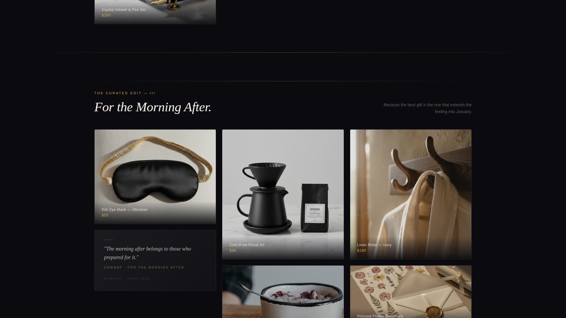 Unwrap - Luxe Gift Landing Page Template