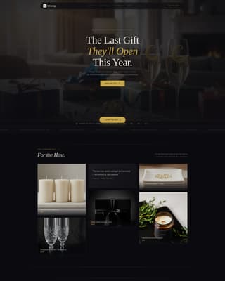 Unwrap - Luxe Gift Landing Page Template
