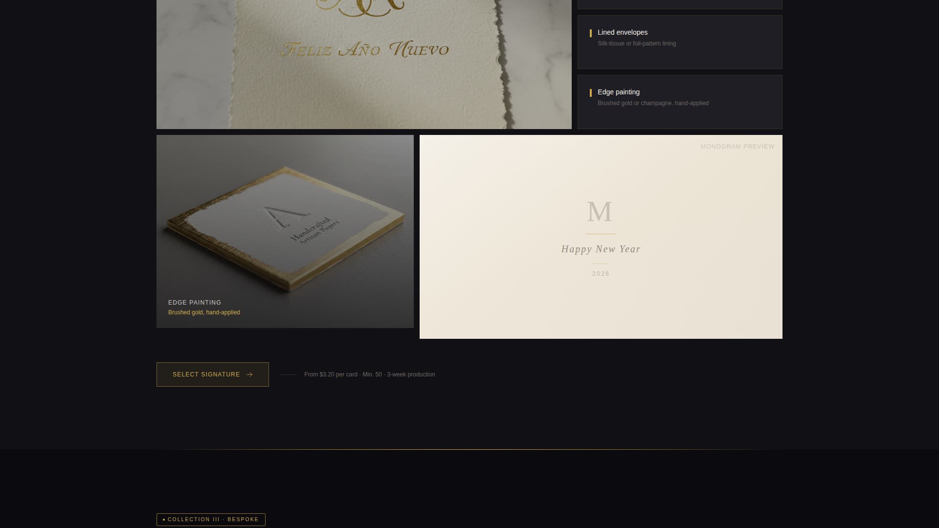 Emboss - Luxe Letterpress Landing Page Template