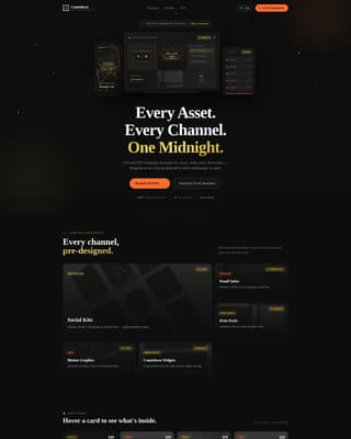 Countdown - Electric Nye Landing Page Template