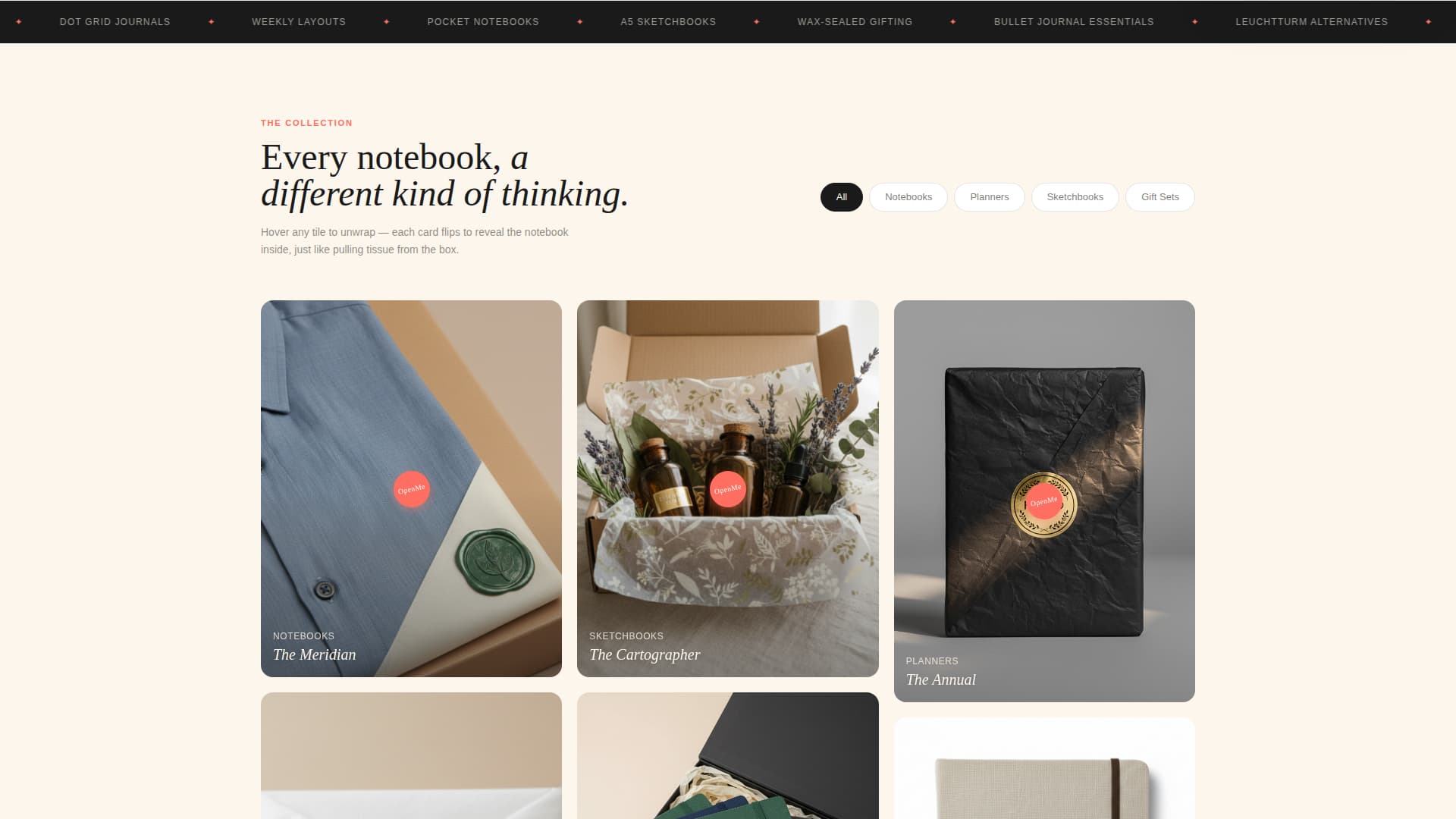 Folio - Luxe Stationery Landing Page Template