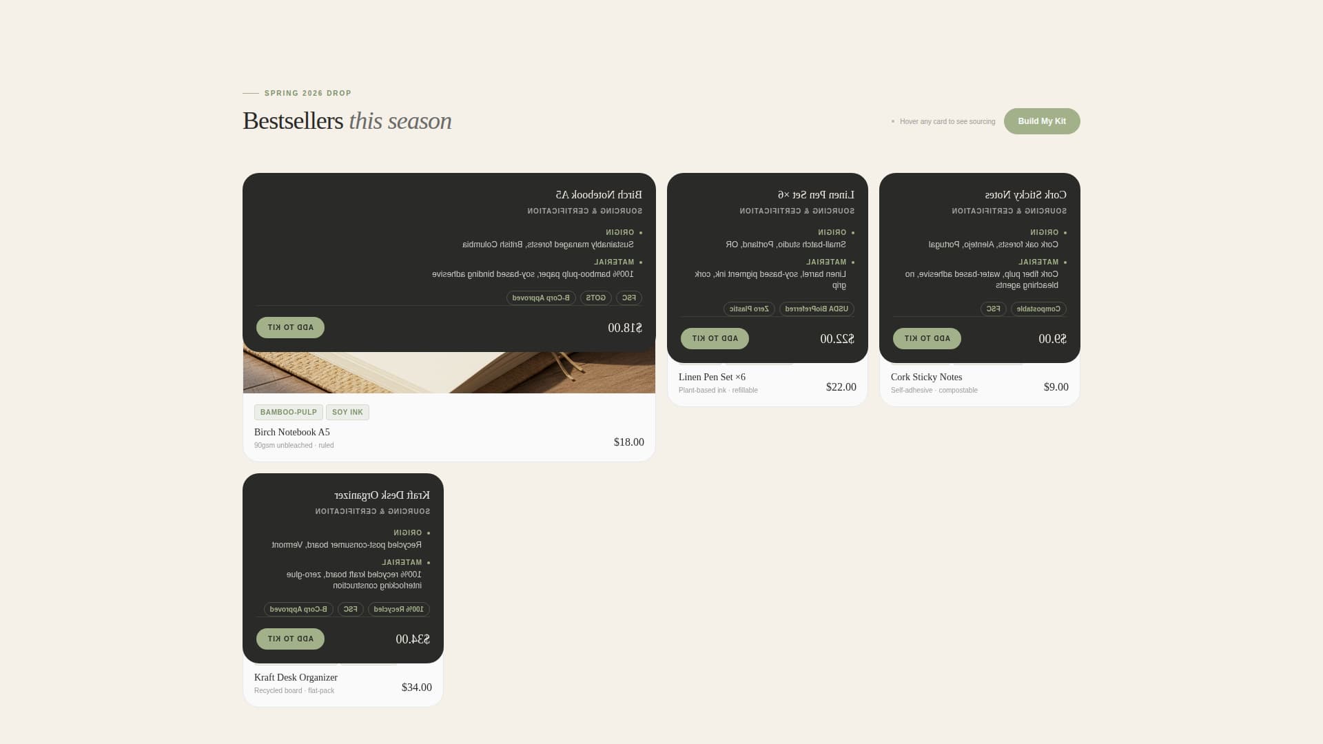 Stockroom - Sustainable Office Landing Page Template